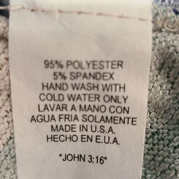 Multi Stripe Twist Hem Long Sleeve Blouse. Plus sizes 1X-3X - Picture 11 of 12